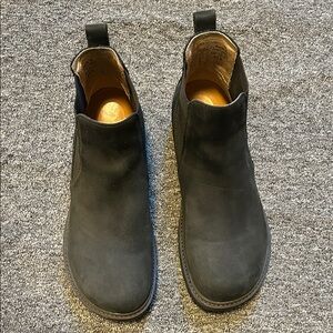Black Suede Birkenstock Highwood Slip on Bootie 41